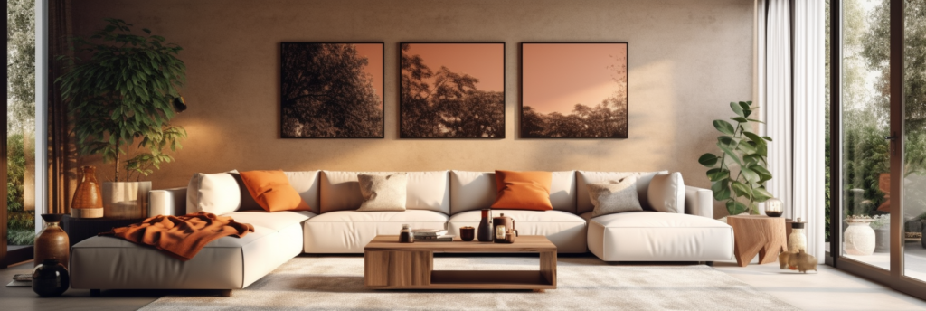 living room for perfect corporate housing